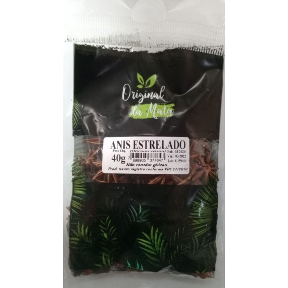 Chá de Anis Estrelado 40g - Original da Mata