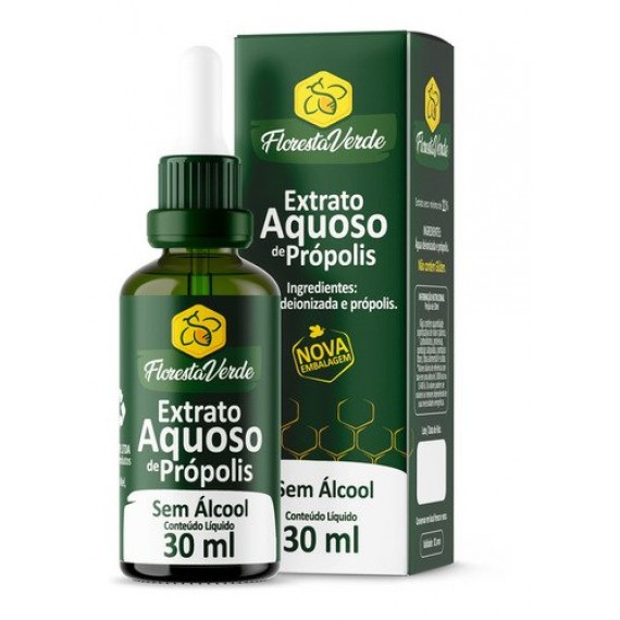 Extrato de Própolis Aquoso 11% 30 ml - Floresta Verde