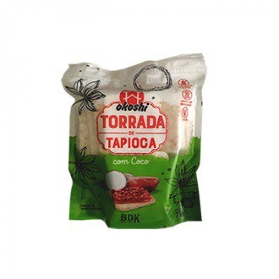 Torrada Tapioca c/ Coco 75g - Okoshi